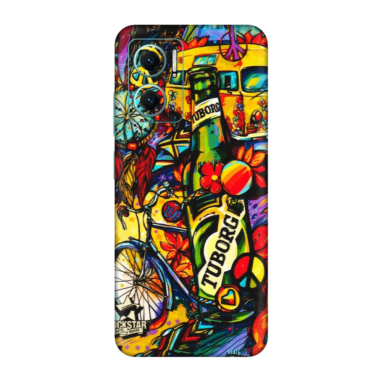Xiaomi Redmi Phone Skins (All Models) - Cool Beer Bottle - 3D Embossed Finish (L-193) Redmi 11 Prime 5G