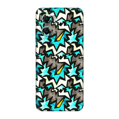 Xiaomi Redmi Phone Skins (All Models) - Funky Zig Zag - 3D Embossed Finish (L-223) Redmi 11 Prime 5G