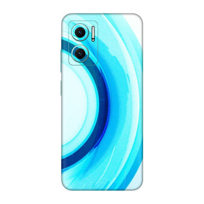 Xiaomi Redmi Phone Skins (All Models) - The Blue Curve - 3D Embossed Finish (L-244) Redmi 11 Prime 5G