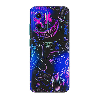 Xiaomi Redmi Phone Skins (All Models) - Gamers Paradise - 3D Embossed Finish (L-258) Redmi 11 Prime 5G