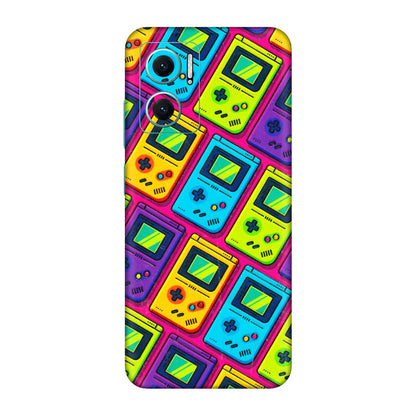 Xiaomi Redmi Phone Skins (All Models) - Gameboy Colourful - 3D Embossed Finish (L-266) Redmi 11 Prime 5G