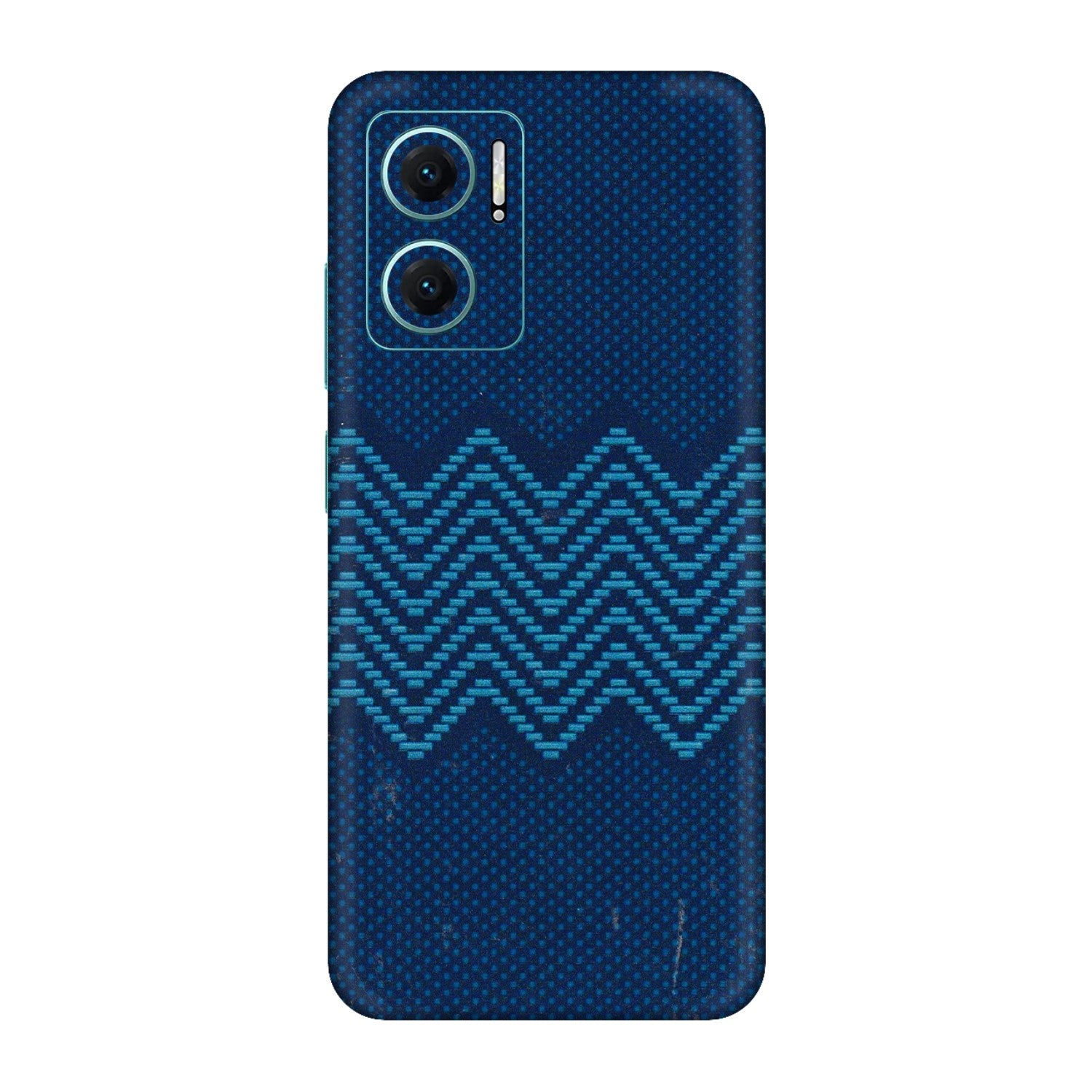 Xiaomi Redmi Phone Skins (All Models) - Blue Sober Waves - 3D Embossed Finish (L-306) Redmi 11 Prime 5G