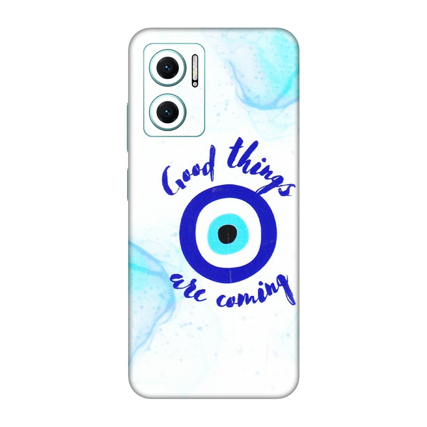 Xiaomi Redmi Phone Skins (All Models) - Evil Eye Good Things Are Coming - 3D Embossed Finish (L-322) Redmi 11 Prime 5G