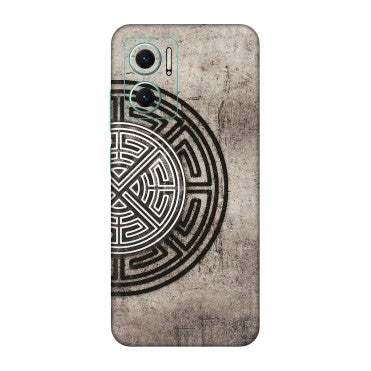 Xiaomi Redmi Phone Skins (All Models) - Mysterious Circular Design - 3D Embossed Finish (L-63) Redmi 11 Prime 5G