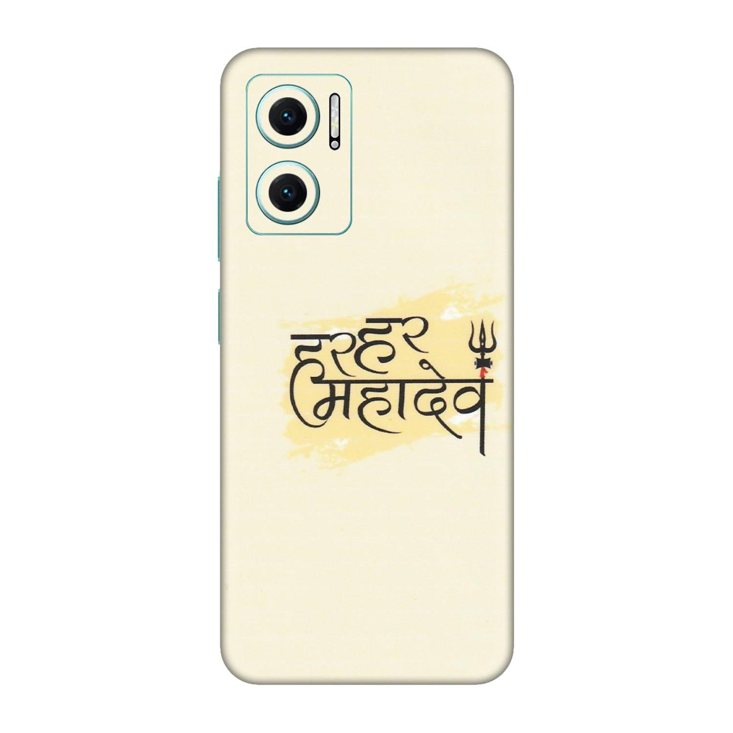 Xiaomi Redmi Phone Skins (All Models) - Har Har Mahadev - Matte Finish (M-10) Redmi 11 Prime 5G