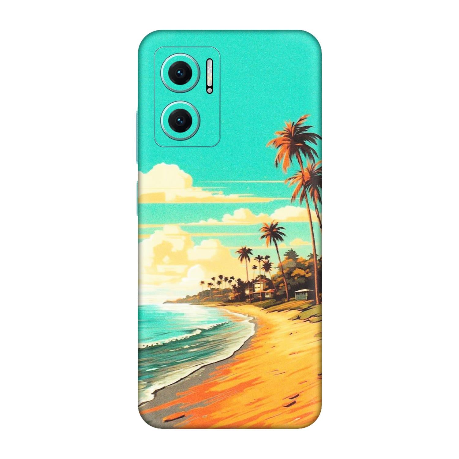 Xiaomi Redmi Phone Skins (All Models) - Miami Beach - Matte Finish (M-136) Redmi 11 Prime 5G