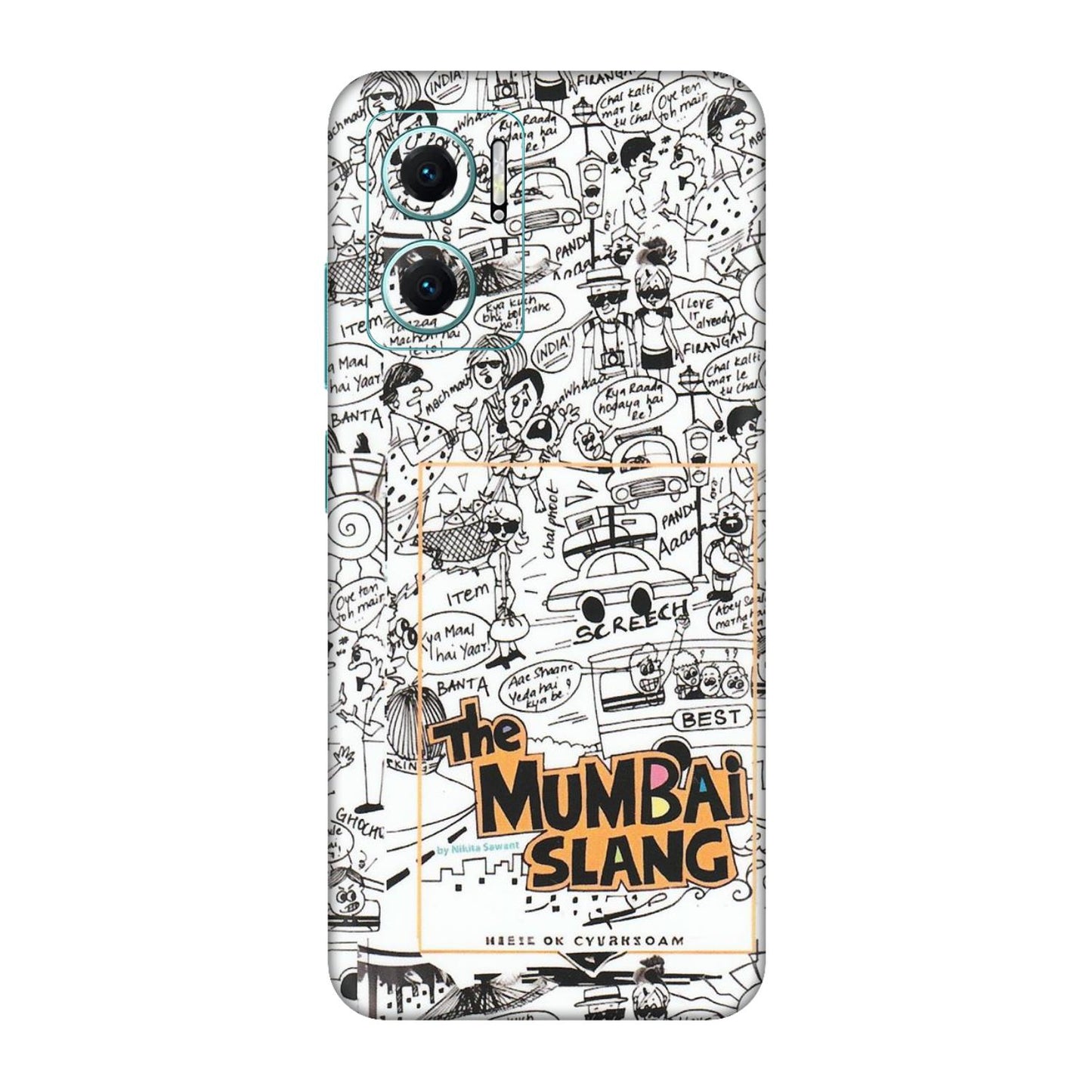 Xiaomi Redmi Phone Skins (All Models) - The Mumbai Slang - Matte Finish (M-142) Redmi 11 Prime 5G