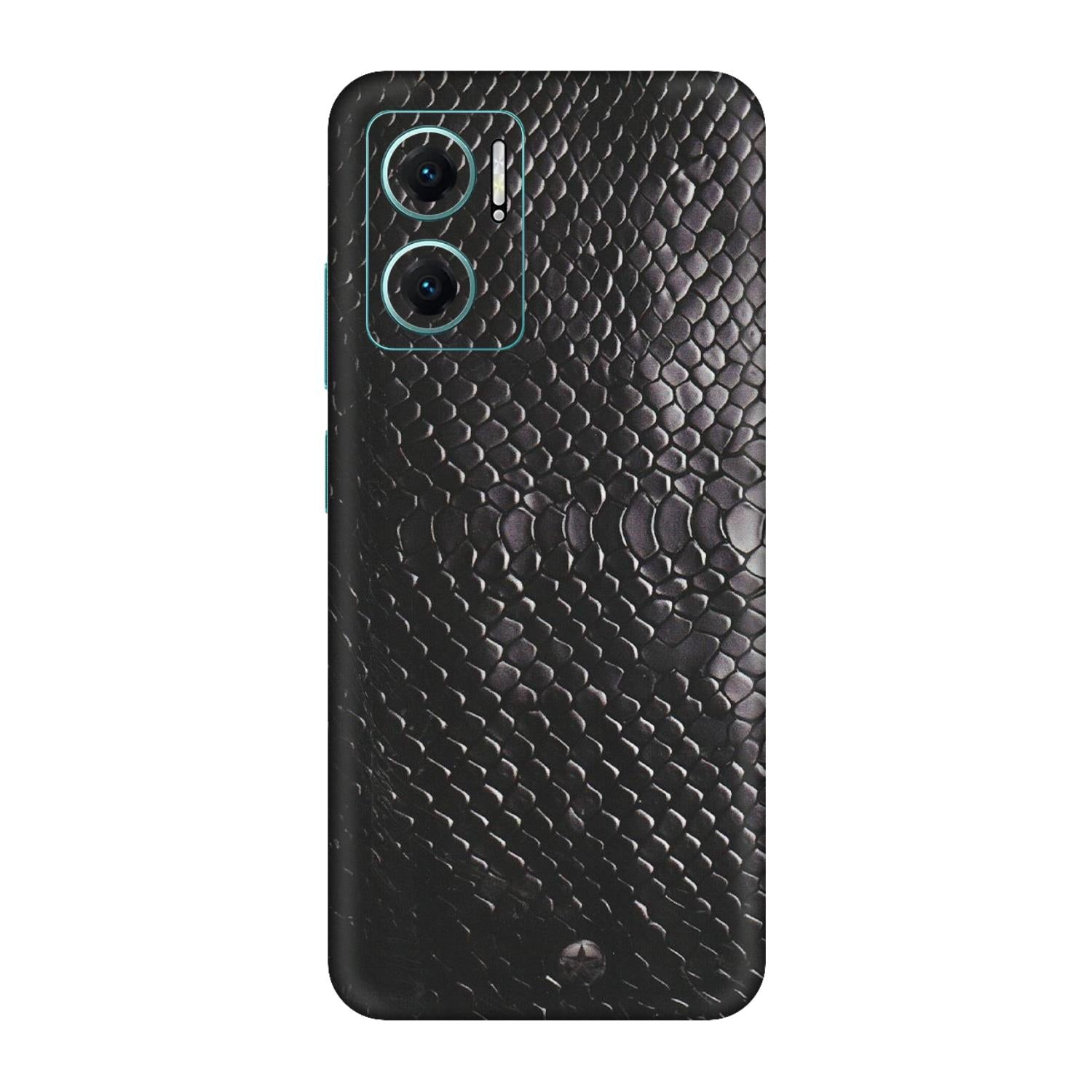 Xiaomi Redmi Phone Skins (All Models) - Black Snack Leather - Matte Finish (M-147) Redmi 11 Prime 5G