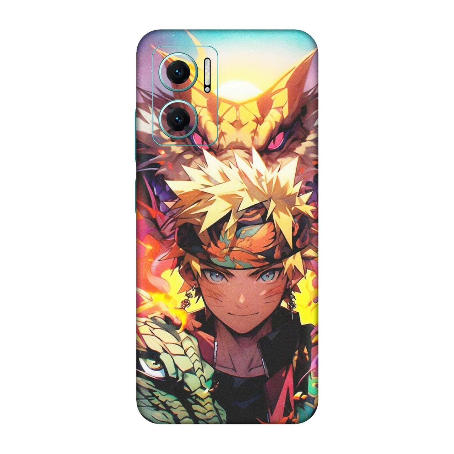 Xiaomi Redmi Phone Skins (All Models) - Angry Naruto Anime - Matte Finish (M-148) Redmi 11 Prime 5G