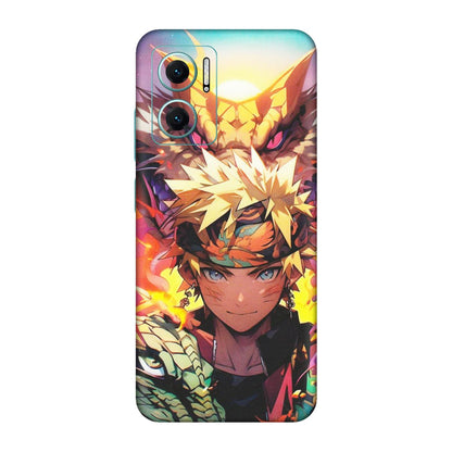 Xiaomi Redmi Phone Skins (All Models) - Angry Naruto Anime - Matte Finish (M-148) Redmi 11 Prime 5G