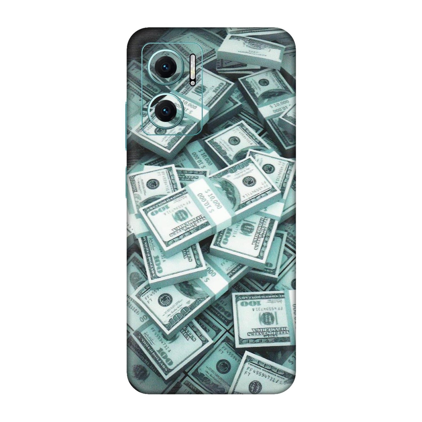 Xiaomi Redmi Phone Skins (All Models) - Hundred Dollar Bill - Matte Finish (M-162) Redmi 11 Prime 5G