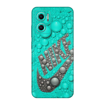 Xiaomi Redmi Phone Skins (All Models) - Shoe Brand Bubbles - Matte Finish (M-42) Redmi 11 Prime 5G