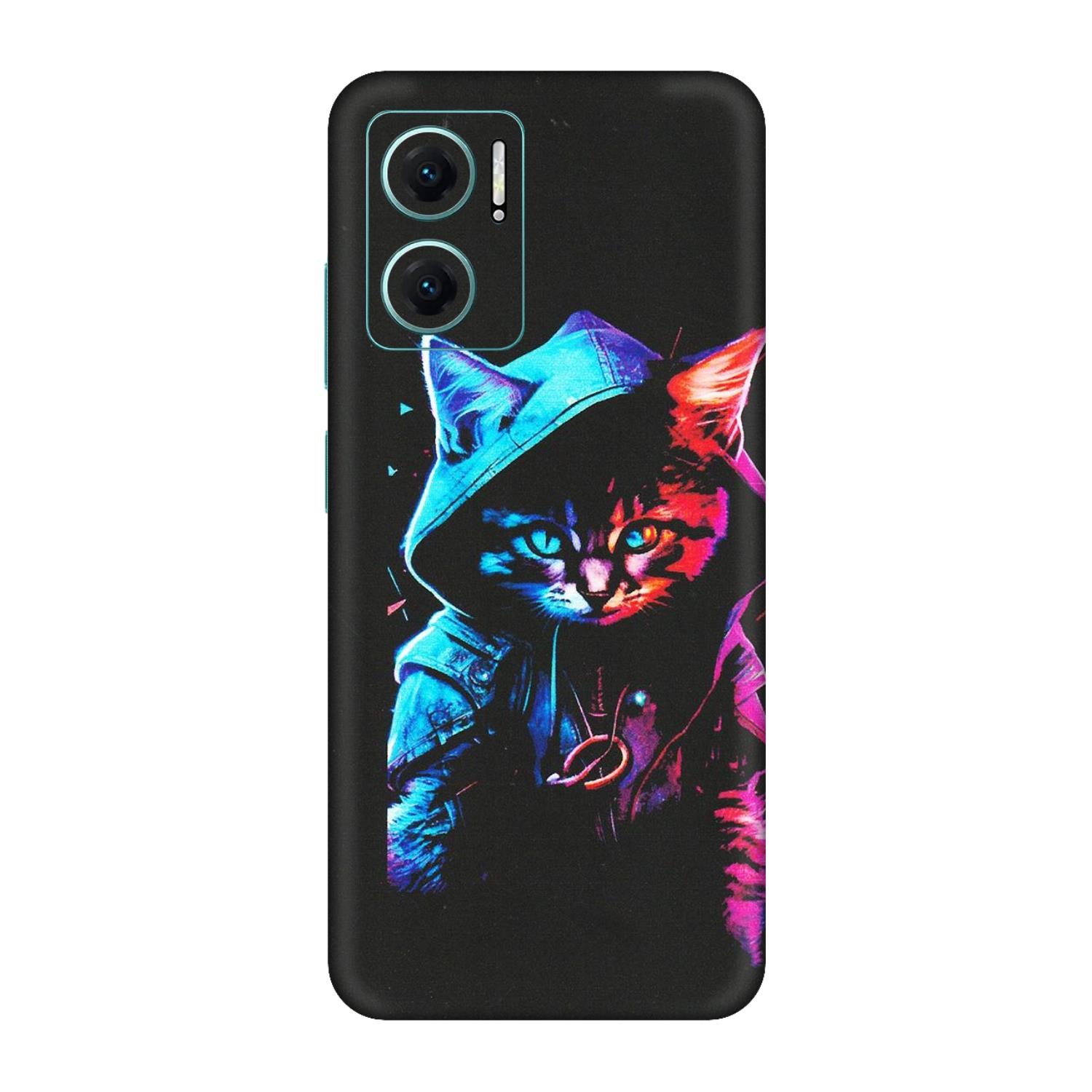 Xiaomi Redmi Phone Skins (All Models) - Cyberpunk Cat - Matte Finish (M-45) Redmi 11 Prime 5G