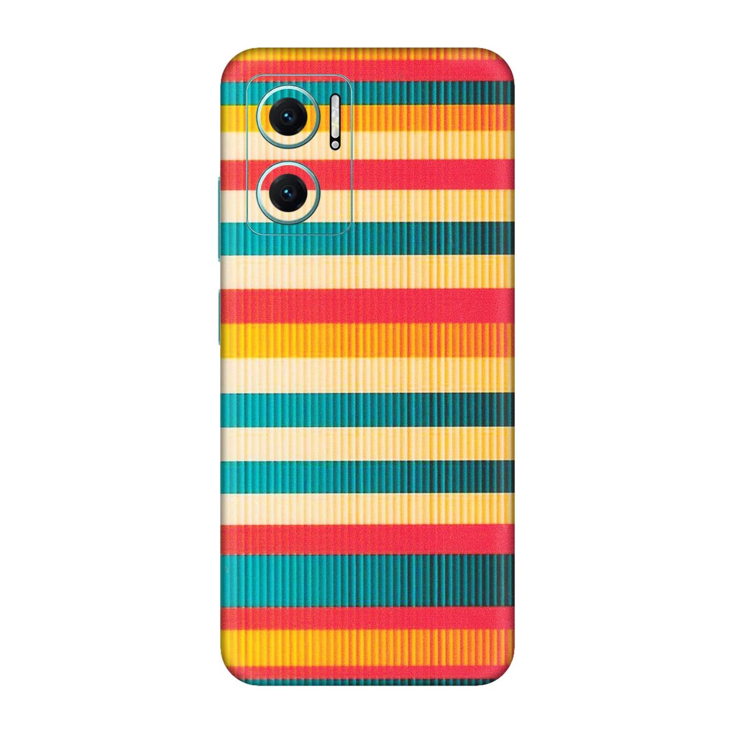 Xiaomi Redmi Phone Skins (All Models) - Colourful Stripes Soothing Effect - Matte Finish (M-86) Redmi 11 Prime 5G