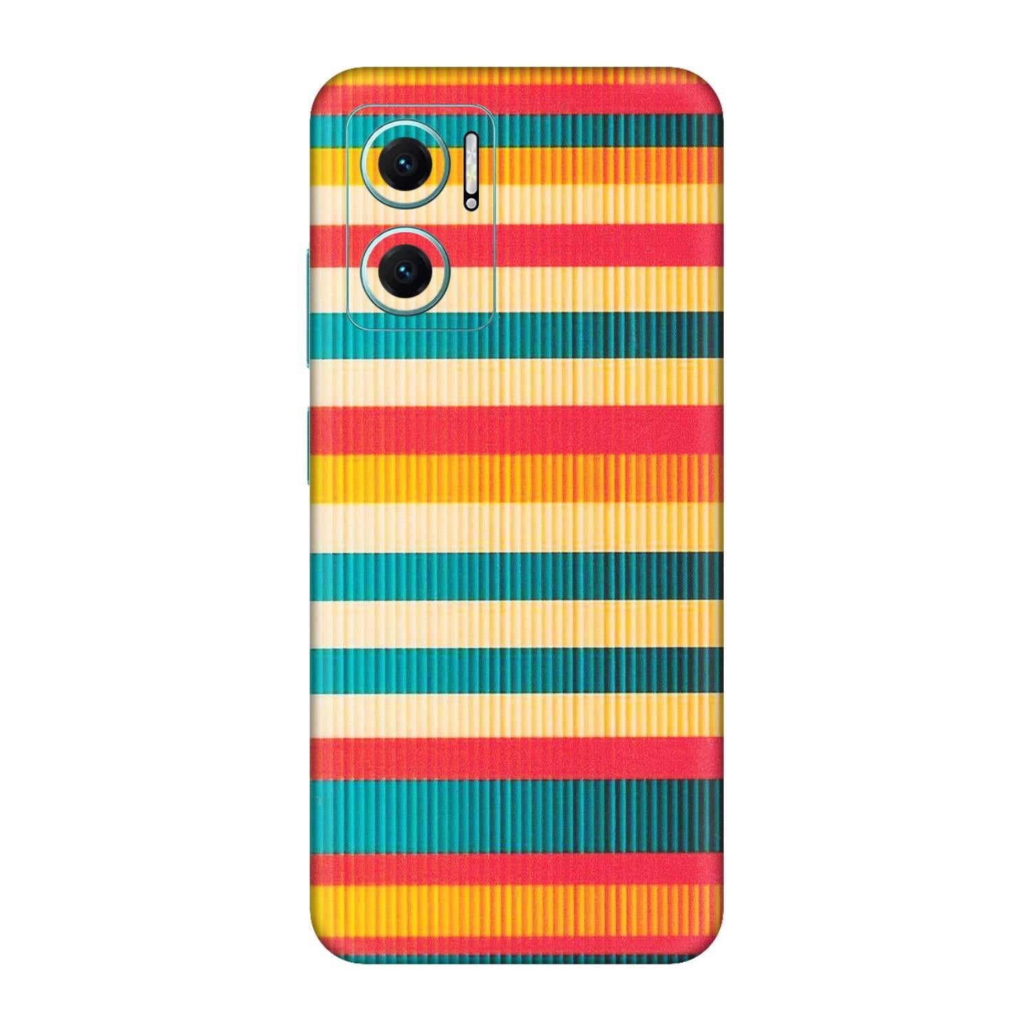 Xiaomi Redmi Phone Skins (All Models) - Colourful Stripes Soothing Effect - Matte Finish (M-86) Redmi 11 Prime 5G