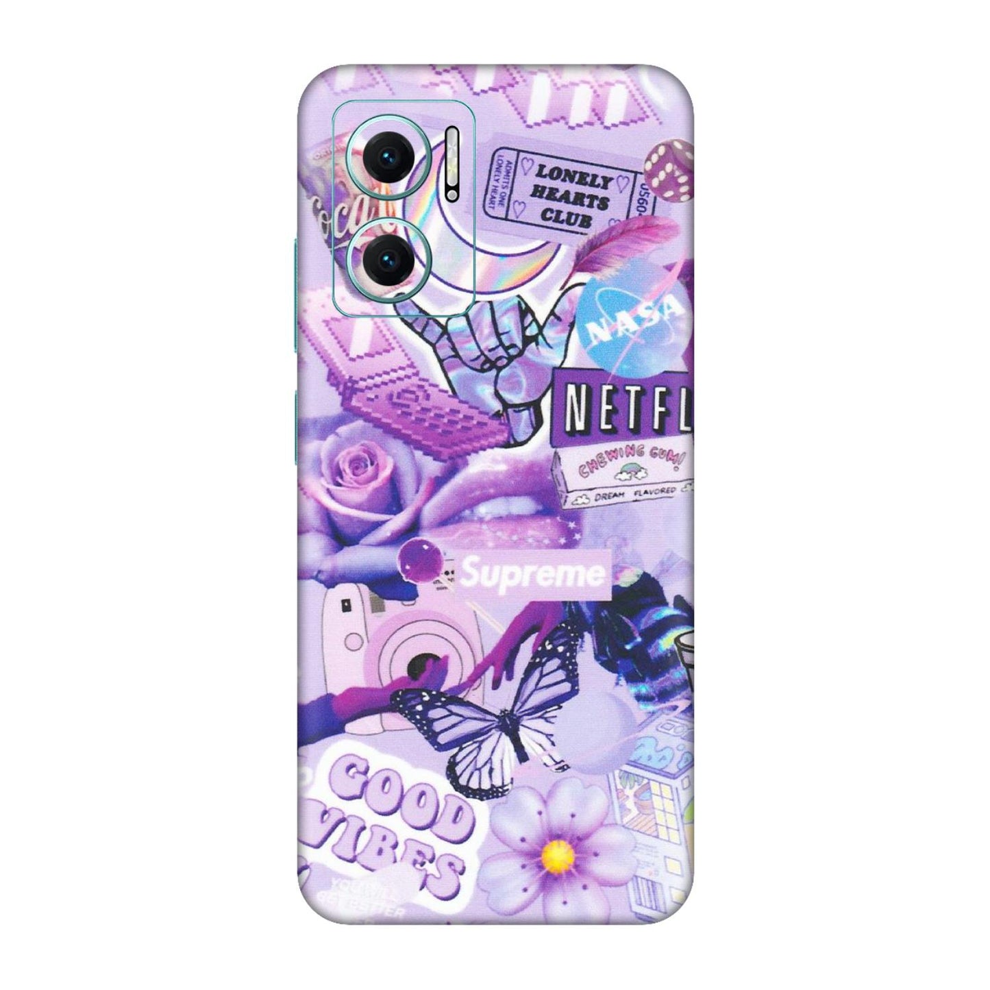 Xiaomi Redmi Phone Skins (All Models) - Supreme Purple Magic - Matte Finish (M-88) Redmi 11 Prime 5G