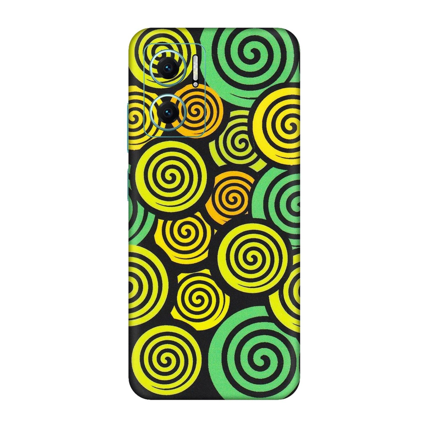 Xiaomi Redmi Phone Skins (All Models) - Crazy Spiral - Matte Finish (M-91) Redmi 11 Prime 5G