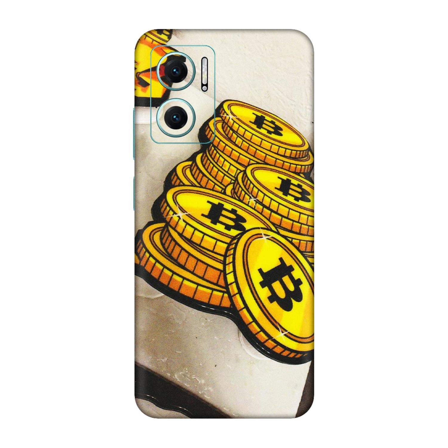 Xiaomi Redmi Phone Skins (All Models) - Billionaire Bitcoin Collection - Matte Finish (M-92) Redmi 11 Prime 5G