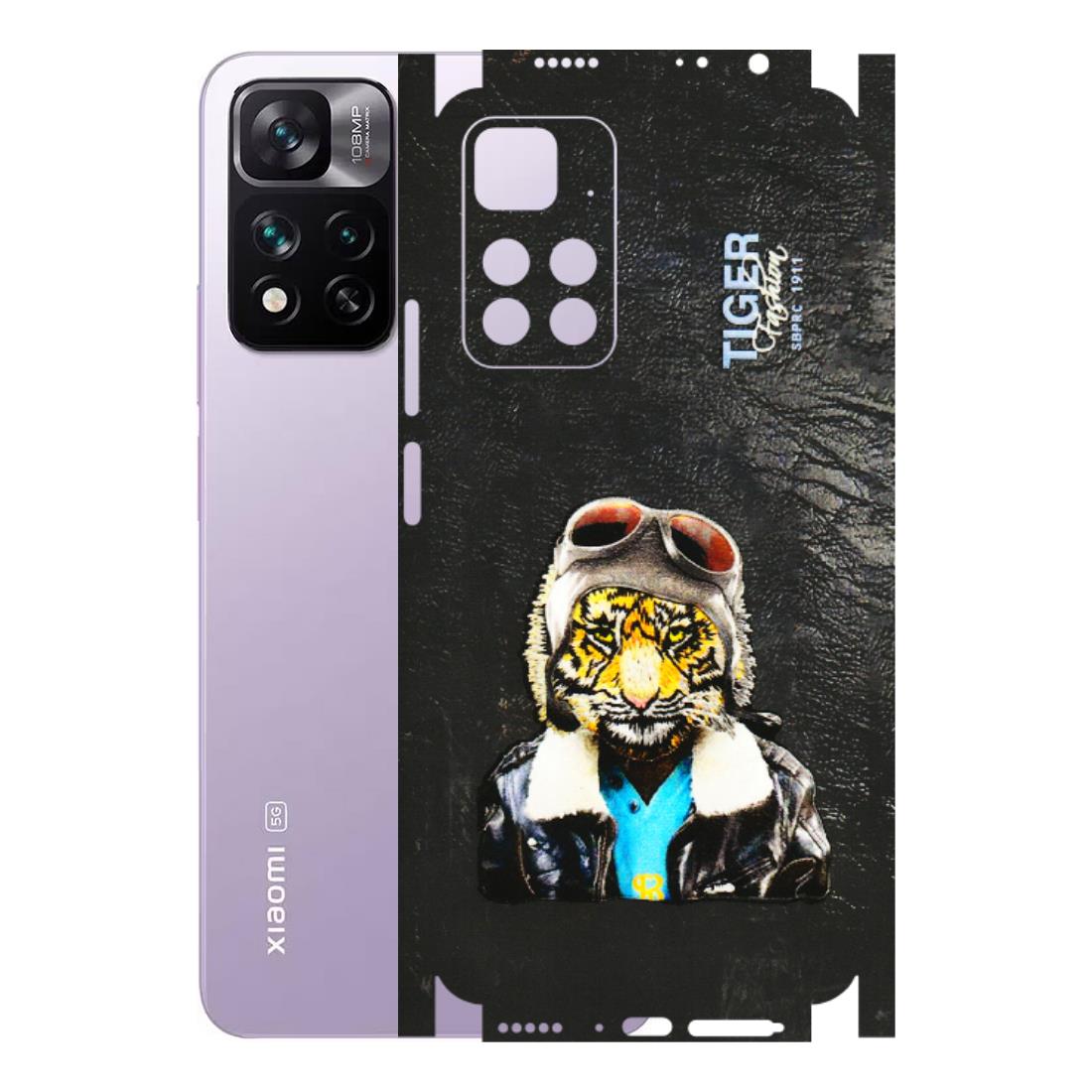 Xiaomi Redmi Phone Skins (All Models) - Rider Tiger - 3D Embossed Finish (L-113) Redmi 11i Hyper Charge