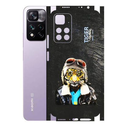 Xiaomi Redmi Phone Skins (All Models) - Rider Tiger - 3D Embossed Finish (L-113) Redmi 11i Hyper Charge