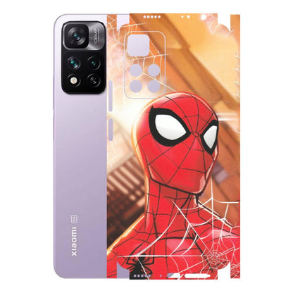 Xiaomi Redmi Phone Skins (All Models) - Spiderman Face New - Matte Finish (M-41) Redmi 11i Hyper Charge