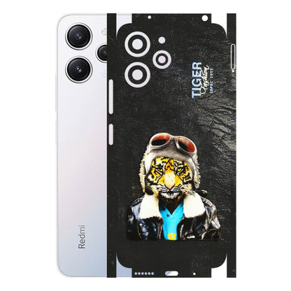 Xiaomi Redmi Phone Skins (All Models) - Rider Tiger - 3D Embossed Finish (L-113) Redmi 12 4G