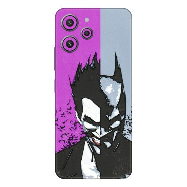Xiaomi Redmi Phone Skins (All Models) - Batman & Joker - 3D Embossed Finish (L-143) Redmi 12 4G