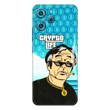 Xiaomi Redmi Phone Skins (All Models) - Crypto Thug Life - 3D Embossed Finish (L-179) Redmi 12 4G