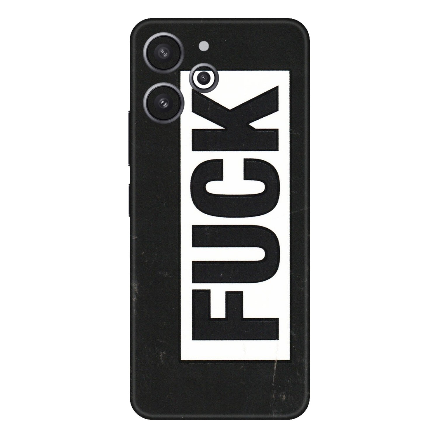Xiaomi Redmi Phone Skins (All Models) - The F Word - 3D Embossed Finish (L-255) Redmi 12 4G