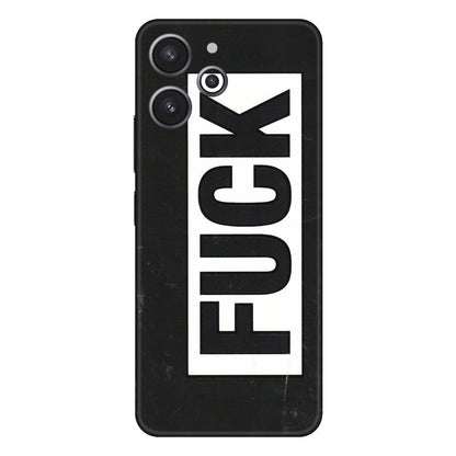 Xiaomi Redmi Phone Skins (All Models) - The F Word - 3D Embossed Finish (L-255) Redmi 12 4G