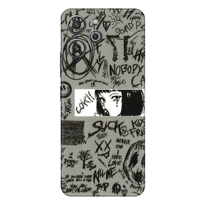 Xiaomi Redmi Phone Skins (All Models) - Never Have Love Anime - 3D Embossed Finish (L-260) Redmi 12 4G
