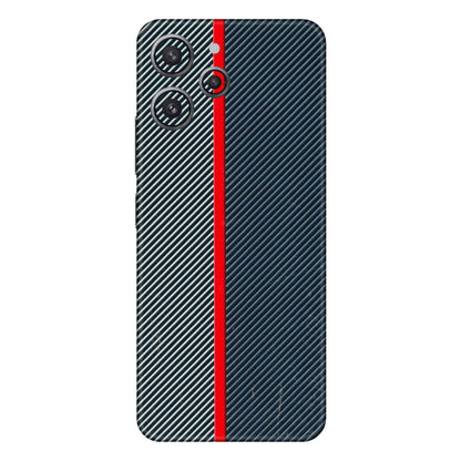 Xiaomi Redmi Phone Skins (All Models) - Blue Sober Lines - 3D Embossed Finish (L-305) Redmi 12 4G