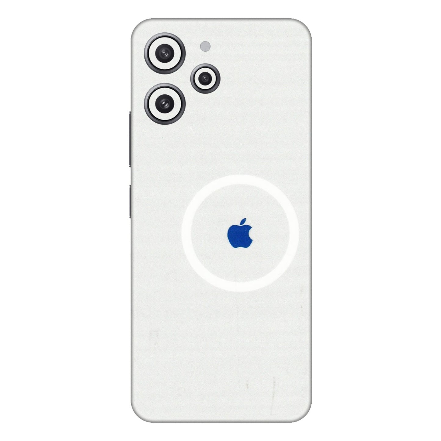 Xiaomi Redmi Phone Skins (All Models) - iPhone Magsafe Logo - 3D Embossed Finish (L-320) Redmi 12 4G