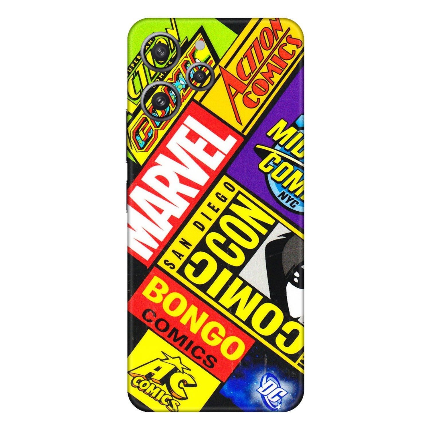Xiaomi Redmi Phone Skins (All Models) - Bongo Comic Con - 3D Embossed Finish (L-325) Redmi 12 4G
