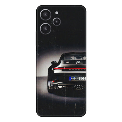 Xiaomi Redmi Phone Skins (All Models) - New Black Porsche GT3 - 3D Embossed Finish (L-327) Redmi 12 4G