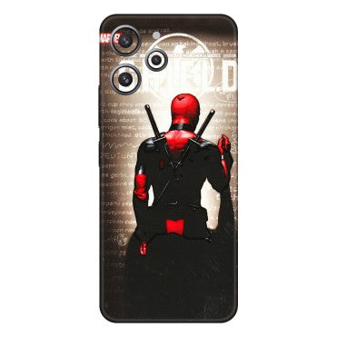 Xiaomi Redmi Phone Skins (All Models) - Deadpool - 3D Embossed Finish (L-56) Redmi 12 4G