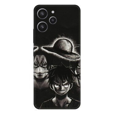 Xiaomi Redmi Phone Skins (All Models) - Black Luffy Hat - 3D Embossed Finish (L-57) Redmi 12 4G