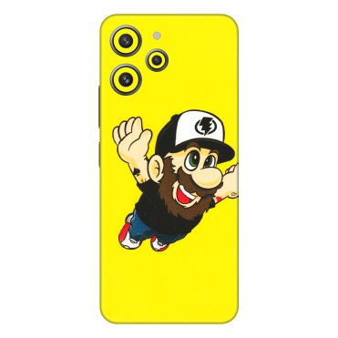 Xiaomi Redmi Phone Skins (All Models) - Flying Beardo - 3D Embossed Finish (L-60) Redmi 12 4G