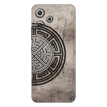 Xiaomi Redmi Phone Skins (All Models) - Mysterious Circular Design - 3D Embossed Finish (L-63) Redmi 12 4G