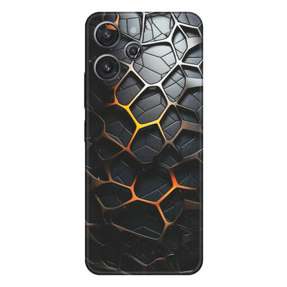 Xiaomi Redmi Phone Skins (All Models) - New Abstract Graphite Tiles - Matte Finish (M-130) Redmi 12 4G