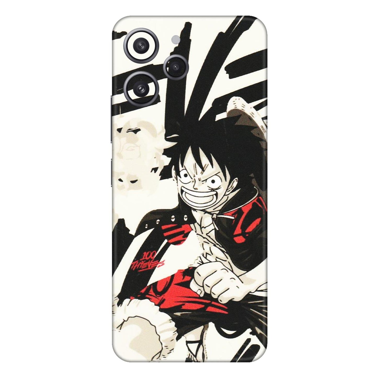 Xiaomi Redmi Phone Skins (All Models) - Monkey D.Luffy Manga Anime - Matte Finish (M-145) Redmi 12 4G