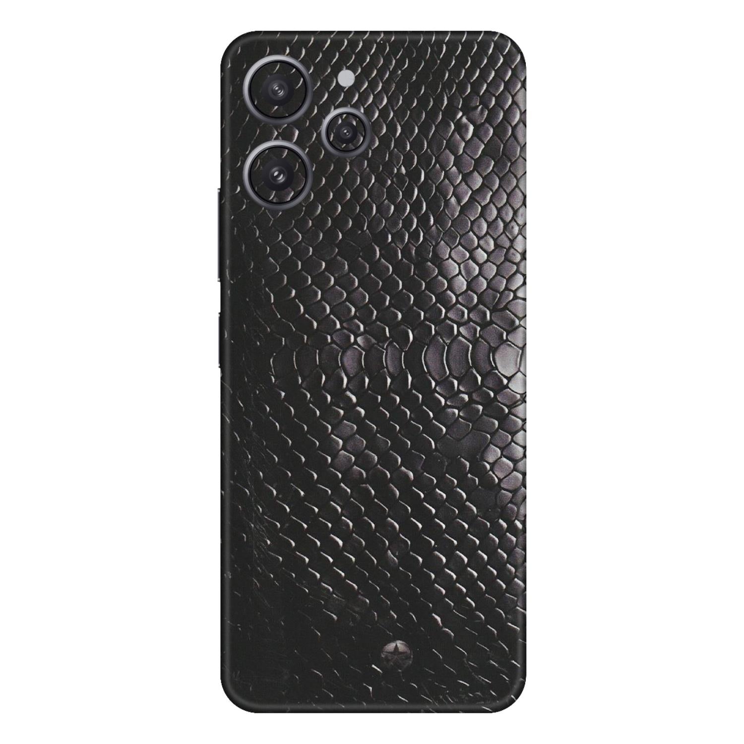 Xiaomi Redmi Phone Skins (All Models) - Black Snack Leather - Matte Finish (M-147) Redmi 12 4G