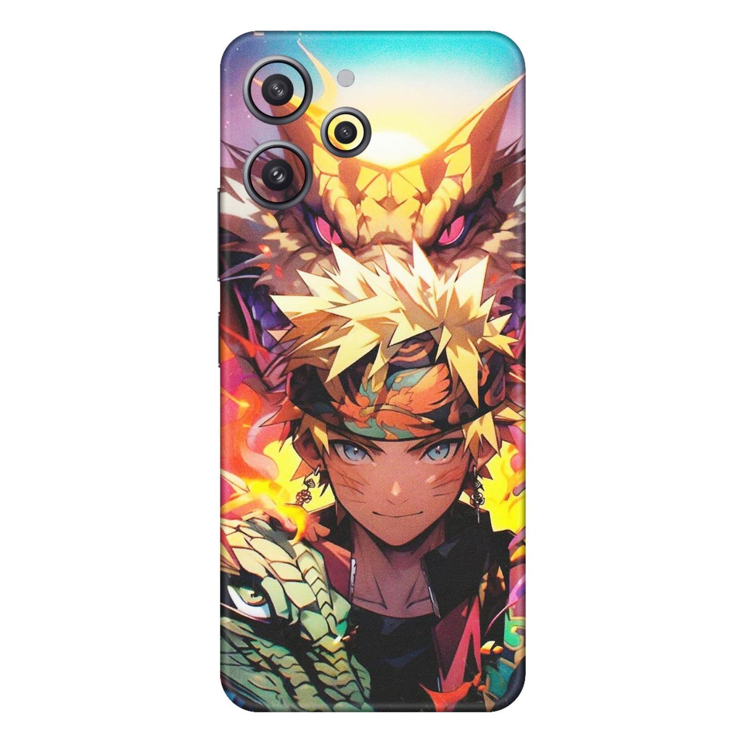 Xiaomi Redmi Phone Skins (All Models) - Angry Naruto Anime - Matte Finish (M-148) Redmi 12 4G