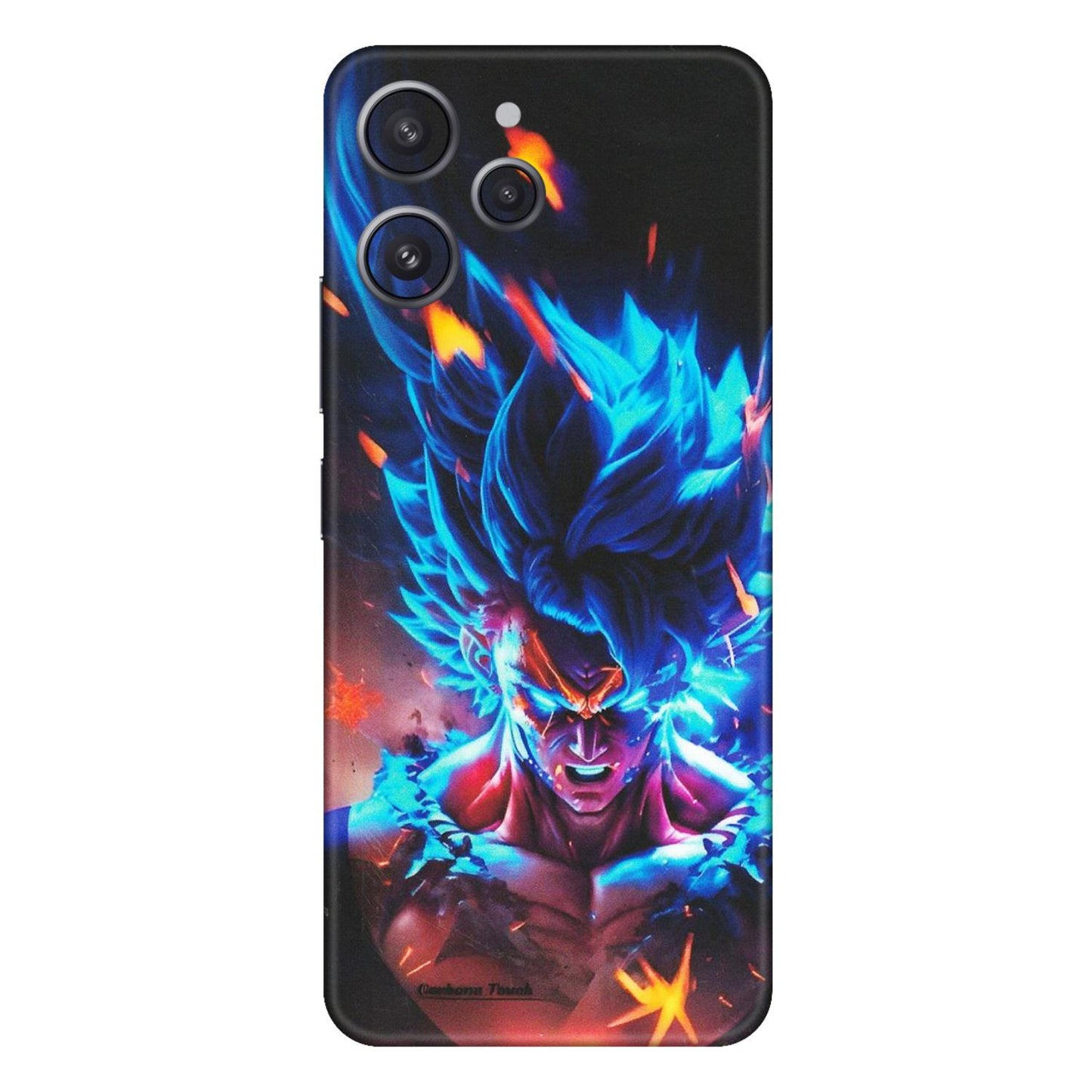 Xiaomi Redmi Phone Skins (All Models) - Angry Goku Dragon Ball Anime - Matte Finish (M-150) Redmi 12 4G