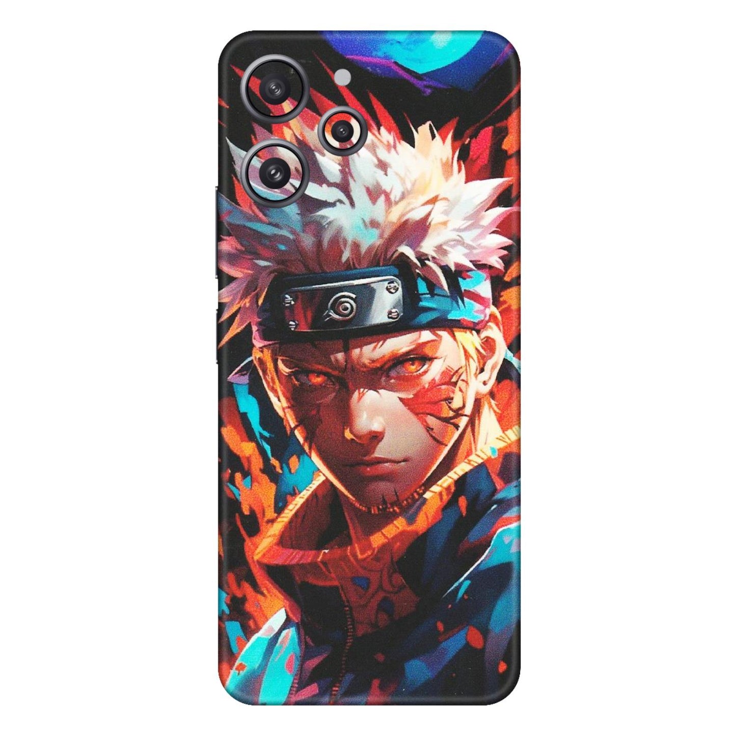 Xiaomi Redmi Phone Skins (All Models) - Anime Ferocious Character - Matte Finish (M-44) Redmi 12 4G