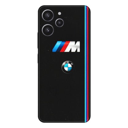 Xiaomi Redmi Phone Skins (All Models) - Styling With Black BMW - Matte Finish (M-74) Redmi 12 4G