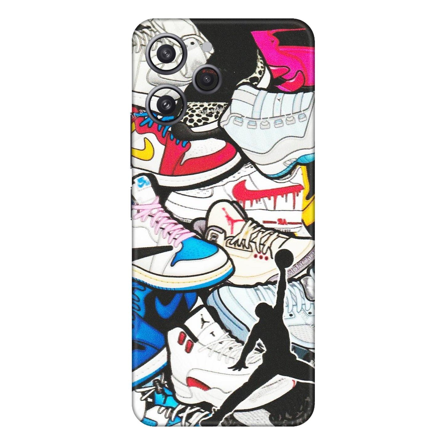 Xiaomi Redmi Phone Skins (All Models) - Jordan Sneakers Fan - Matte Finish (M-80) Redmi 12 4G