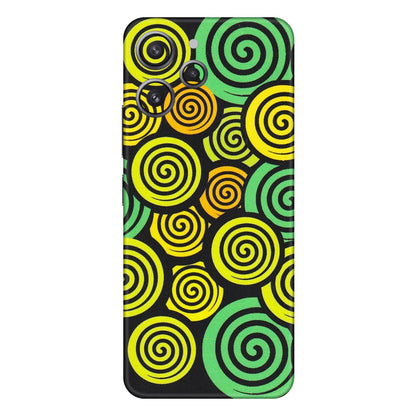Xiaomi Redmi Phone Skins (All Models) - Crazy Spiral - Matte Finish (M-91) Redmi 12 4G