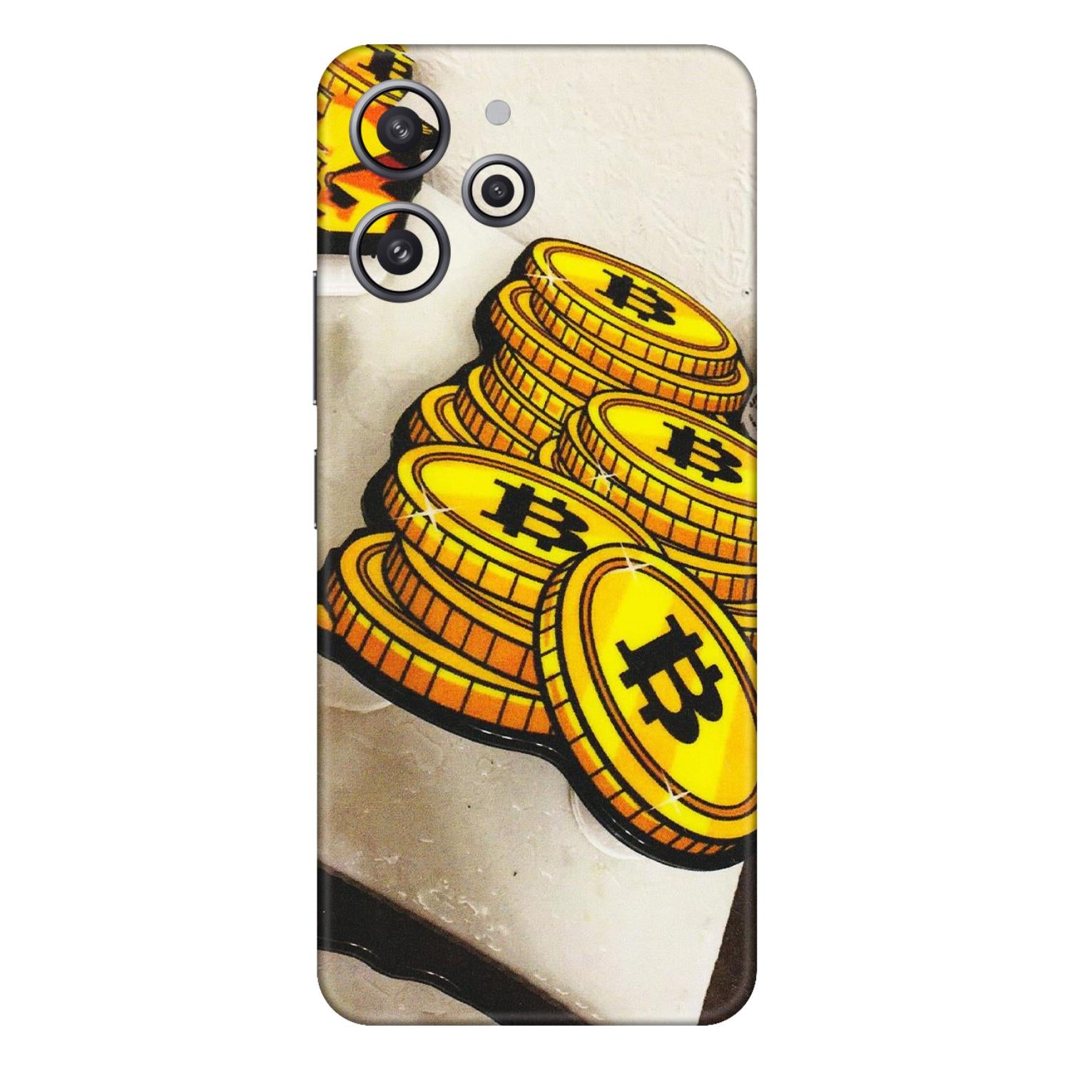 Xiaomi Redmi Phone Skins (All Models) - Billionaire Bitcoin Collection - Matte Finish (M-92) Redmi 12 4G