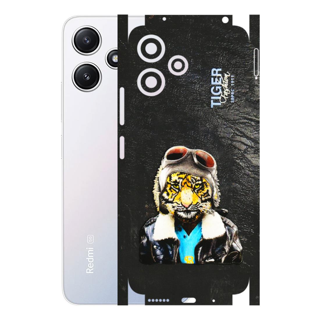 Xiaomi Redmi Phone Skins (All Models) - Rider Tiger - 3D Embossed Finish (L-113) Redmi 12 5G